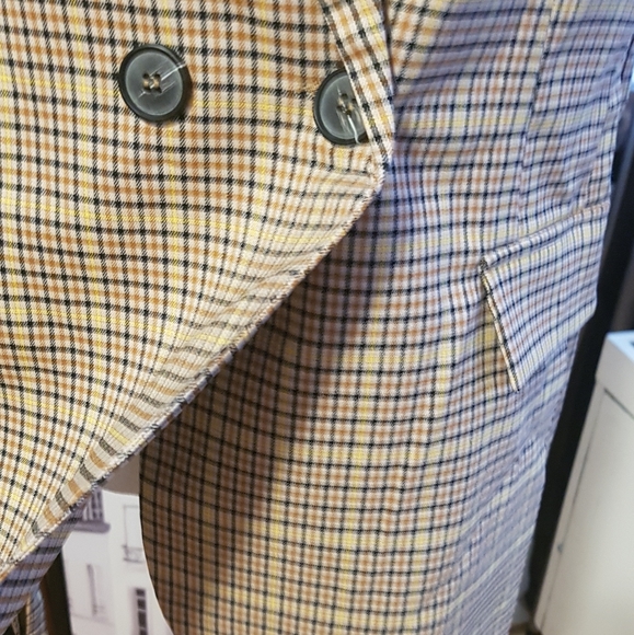 Gorgeous Plaid single breasted Vest/jacket - Picture 5 of 5